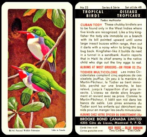 Brooke Bond Tropical Birds Canada