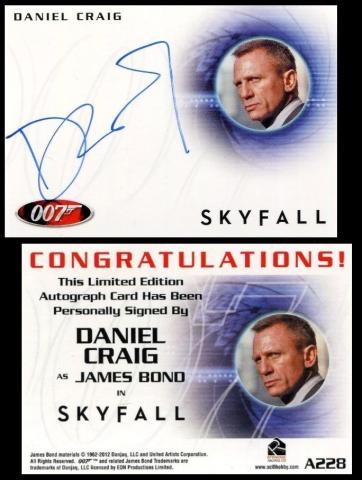 Rittenhouse skyfall autograph