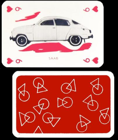 Monty Gum Motor Cars Playing Cards