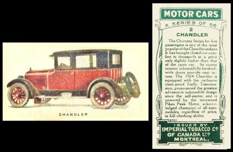 imperial tobacco canada motor cars