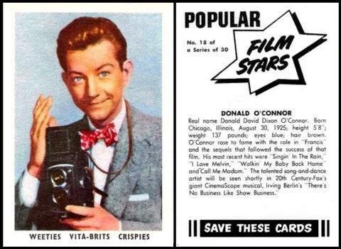 Cereal WVC Famous film Stars