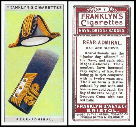 Franklyn Naval Dress and Badges