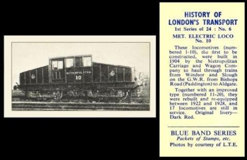 Blue Band Hist London Transport