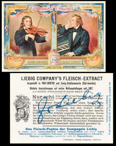 Liebig S596 Musical Celebrities 1899