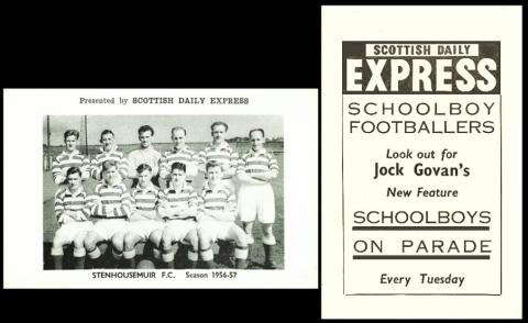Scottish daily Express Footballers