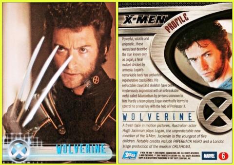 Topps X Men the movie 2000