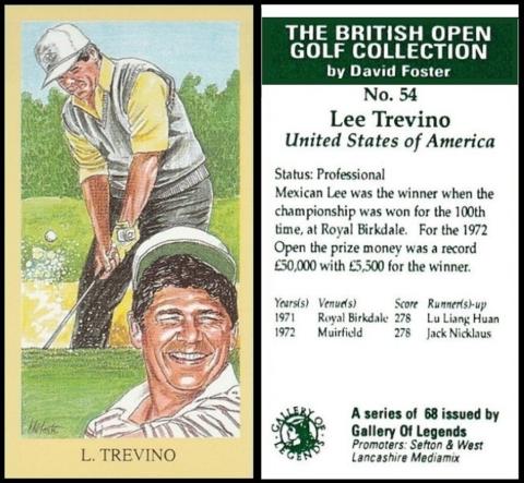 Gallery of Legends The Brit Open Golf Collection