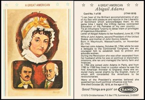 Rainbo great americans