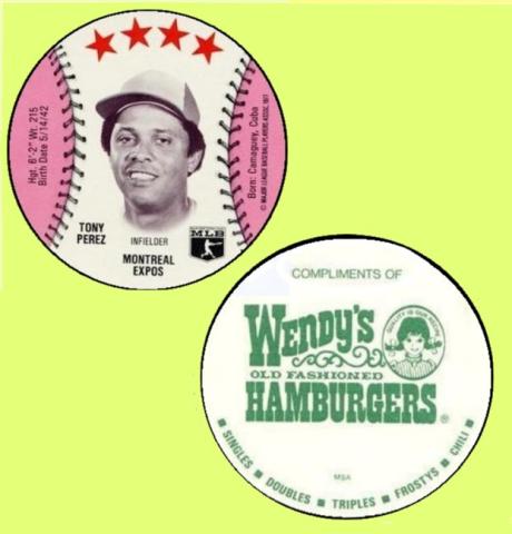 Wendy baseball discs