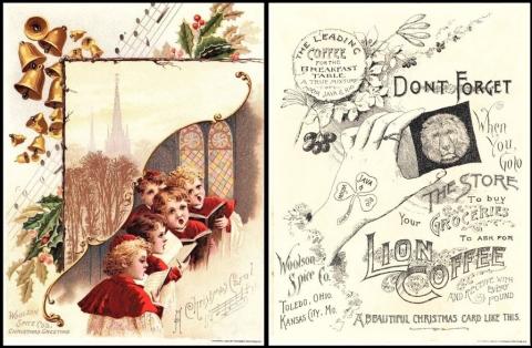 Woolson Christmas Card 1891