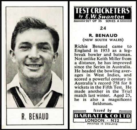 Barratt Test Cricketers Swanton