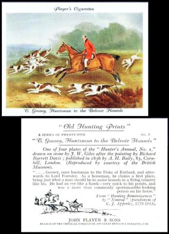 Player Old Hunting Prints