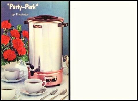 Tricolator coffee machine advert