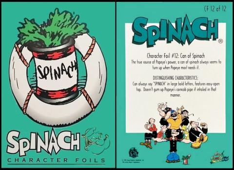 Card creations Popeye 65th Anniv 1994 foil