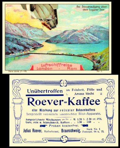 Roever Luftschiffereise London Rom