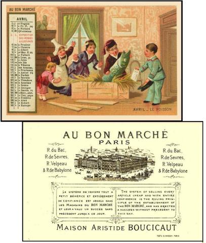 Au Bon Marche Mois Poisson