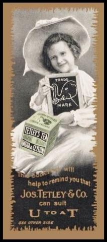 Tetley India and Ceylon Bookmark - Copy