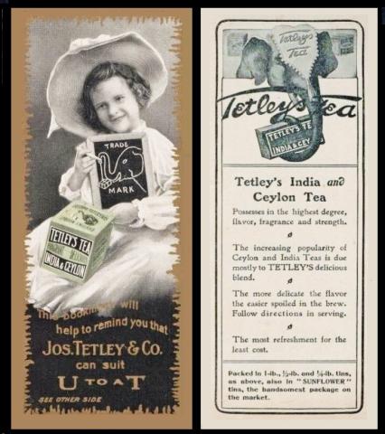Tetley India Ceylon Bookmark
