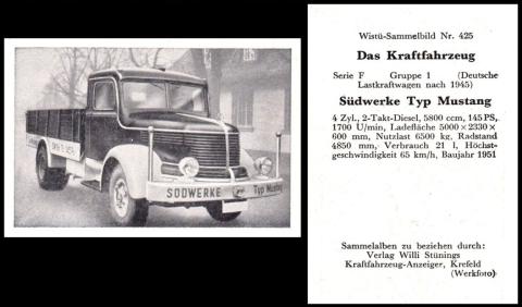 Willi Stunings Kraftfahrzeug Serie F