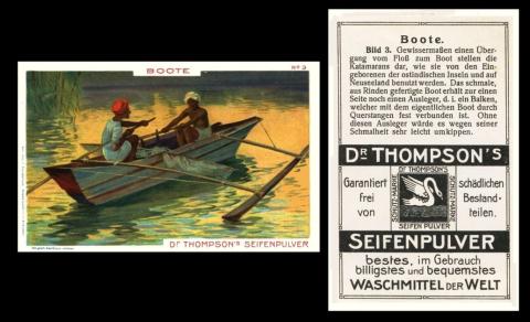 Dr Thompsons Seifenpulver Boote