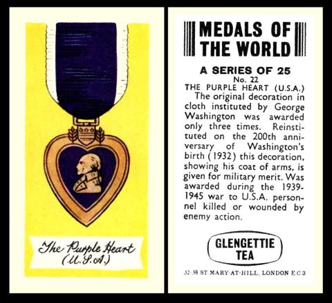 Glengettie Medals of the World