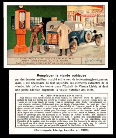 liebig la productions du petrole