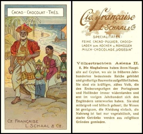 Schaal Volkertrachten Asiens II