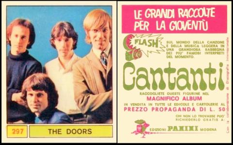 Panini Cantanti green pink