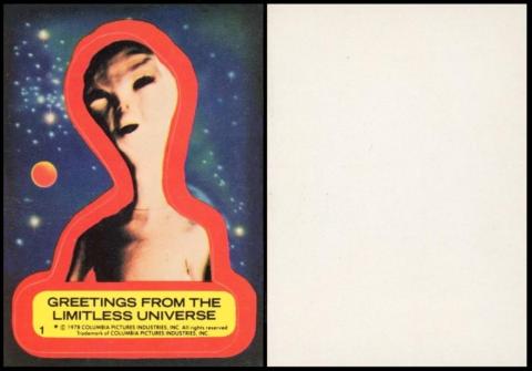 Topps Close Encounters stickers