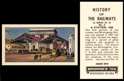 Brownes Tea History of the railways 1st