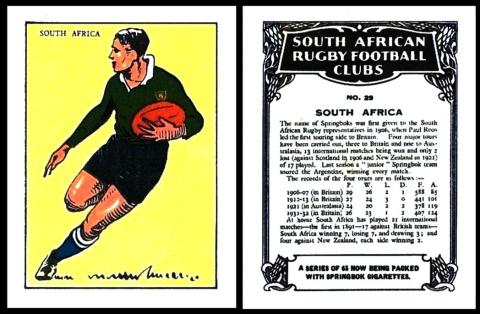 UTC S.African Rugby Football Clubs
