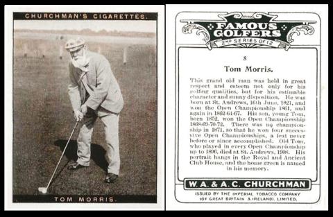 Churchman Famous golfers Large 2nd