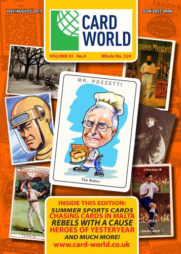 Cover of Card World magazine issue 325, Sep/Oct 2017