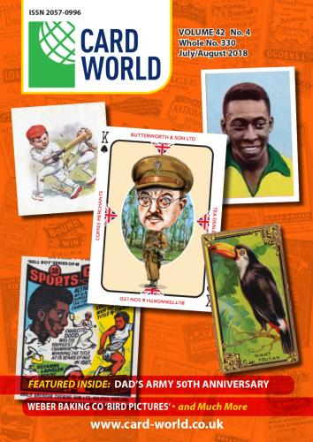 Cover of Card World magazine issue 330, Jul/Aug 2018