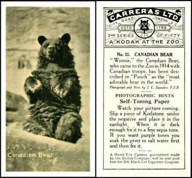  C151-330 [tobacco : UK] Carreras "A Kodak at the Zoo 2nd Series of Fifty" (Jan 1925) 11/50 