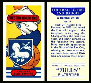 Amalgamated Tobacco "Football Clubs and Badges"