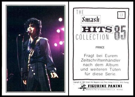 Panini Smash Hits 85 German 