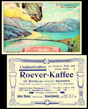 Roever Luftschiffereise London Rom