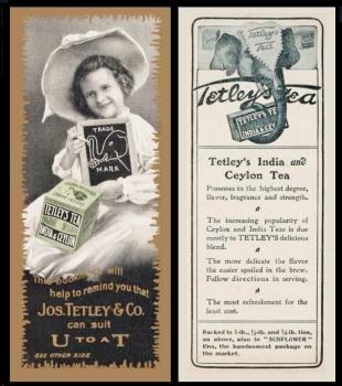 Tetley India Ceylon Bookmark