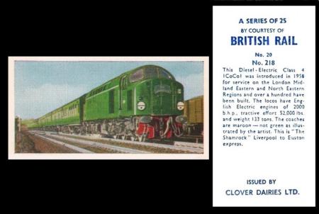 Clover Dairies Brit Rail