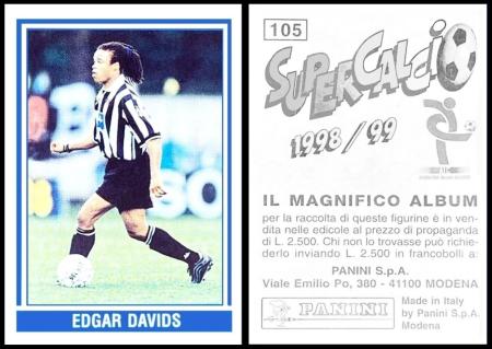 Panini Supercalcio 1998 99