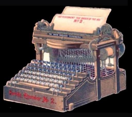 Smith Typewriter advert card