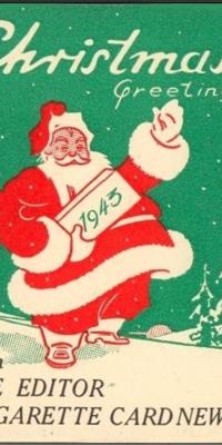 London Cigarette Card Company Christmas card 1944