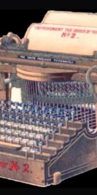 Smith Typewriter advert card