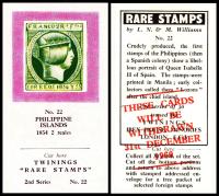 Twinings Rare Stamps overprint