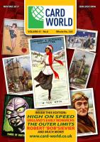Cover of Card World magazine issue 326, Nov/Dec 2017